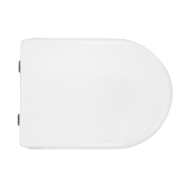 Sedile Wc Per Kerasan Vaso Flo 52 Forma 7 - Bianco - Cerniere C Espansion 111-22KFL5-66