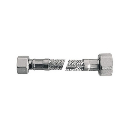 Flessibile Inox Mod. Lux Prolung. Cm 15 Con Teflon E Guarnizione - Mf 1/2 X 1/2 F221-IP015G-M44