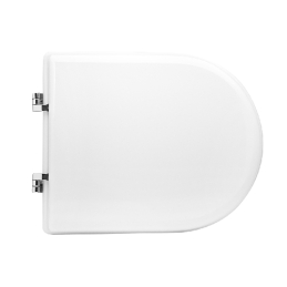 Sedile Wc Per Olympia Vaso Vogue Forma 7 - Bianco - Cerniere A Passanti 111-22OVG-33