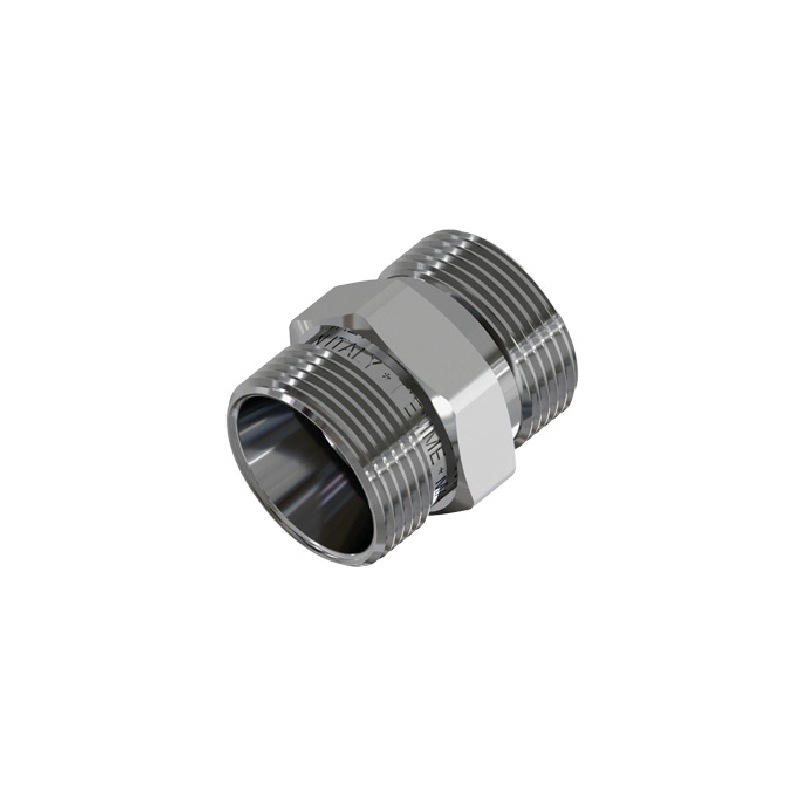 Raccordo Diritto Doppio Cromato - 24x19 Fil (d.16) 313-K1641-2419