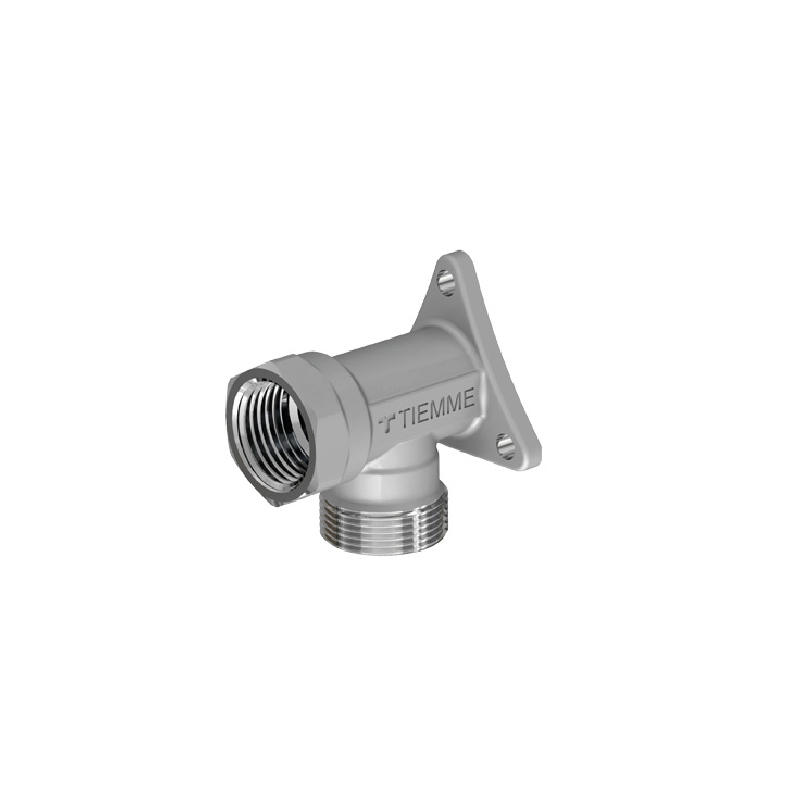 Raccordo Curvo Femmina Cromato Con Flangia - 3/4 - 24x19 Fil (d.16) 313-K1646-052419