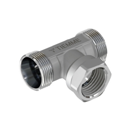 Raccordo A T Maschio Femmina Cromato - 1/2 - 24x19 Fil (d.16) 313-K1649-042419