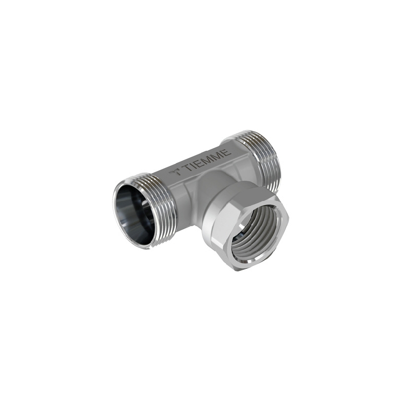 Raccordo A T Maschio Femmina Cromato - 3/4 - 24x19 Fil (d.16) 313-K1649-052419