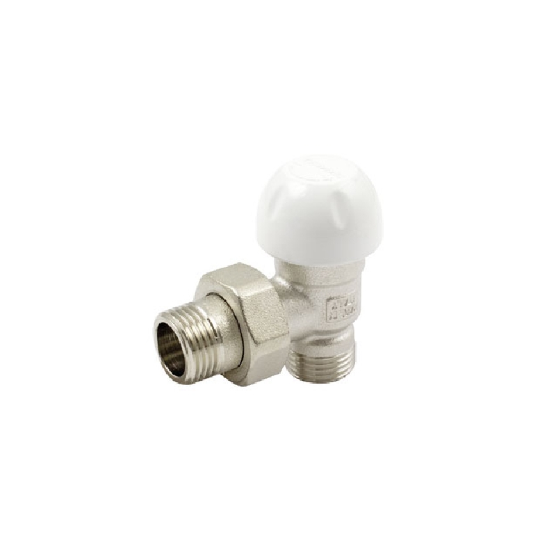 Valvola A Squadra Termostatizzabile Attacco Tubo Pex Multistrato - 1/2" 24x19 Fil (d.16) 433-E3303-042419