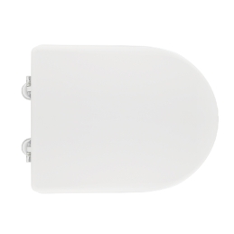Sedile Wc Per Dolomite Vaso Asolo Forma 7 - Bianco -cerniere C Espansione 111-22DAL-66