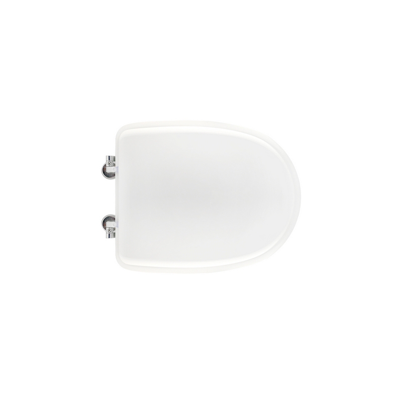 Sedile Wc Per Jumbo Vaso Arethona Forma 6 - Bianco -cerniere C Espansione 111-22JAR-66