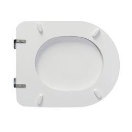 Sedile Wc Per Villeroy E Boch Vaso Magnum Forma 6 - Bianco - Cerniere A Passanti 111-22VMA-33