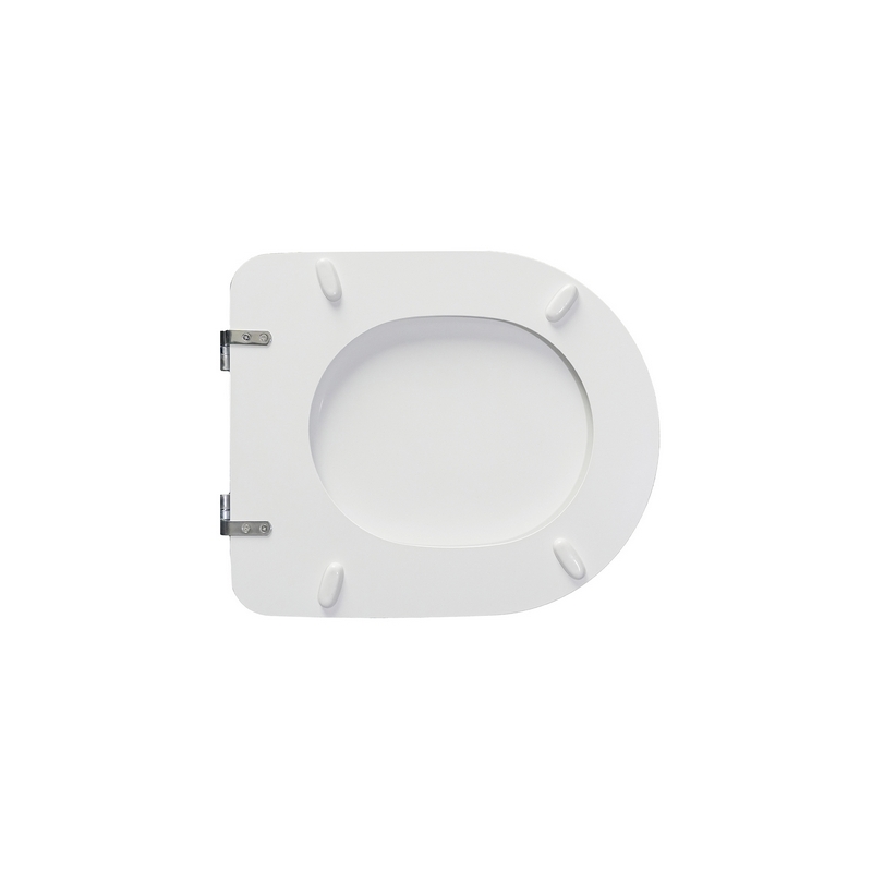 Sedile Wc Per Villeroy E Boch Vaso Subway Forma 6 - Bianco - Cerniere C Espansione 111-22VSU-66
