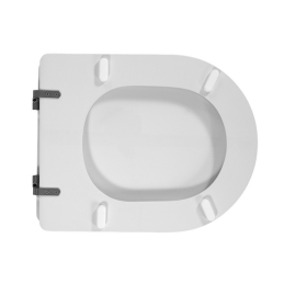 Sedile Wc Per Globo Vaso Concept Open Space Forma 7 - Bianco - Cerniere C Espansione 111-22GCE-66