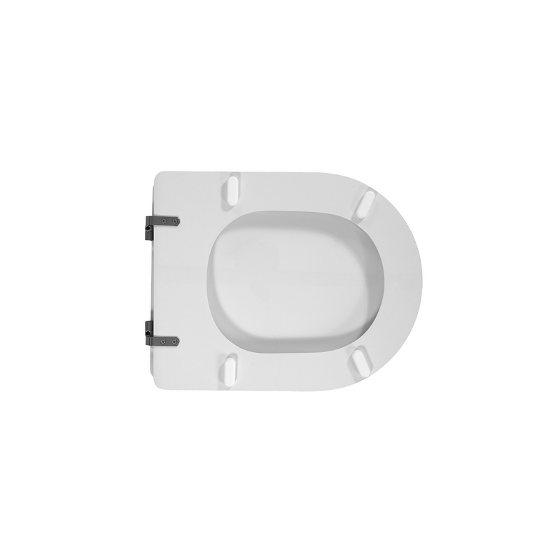 Sedile Wc Per Globo Vaso Concept Open Space Forma 7 - Bianco - Cerniere C Espansione 111-22GCE-66