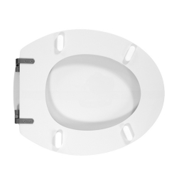 Sedile Wc Per Althea Vaso Soft60 Forma 1 - Bianco - Cerniere A Passanti 111-22ASO-33