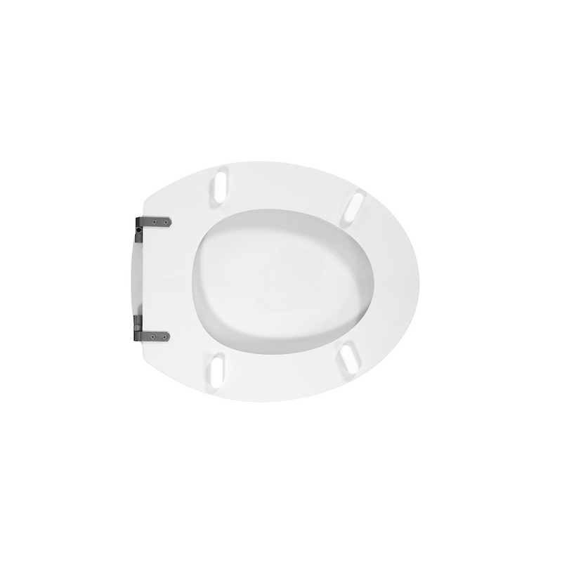 Sedile Wc Per Althea Vaso Soft60 Forma 1 - Bianco - Cerniere A Passanti 111-22ASO-33