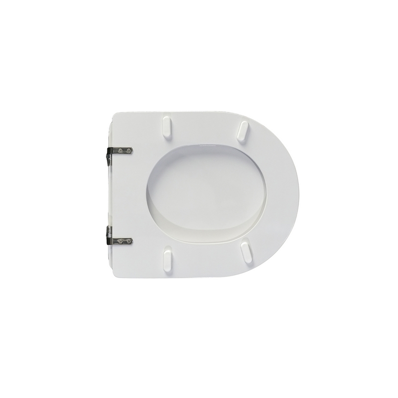 Sedile Wc Per Althea Vaso Smart Forma 6 - Bianco - Cerniere C Espansione 111-22ASR-66