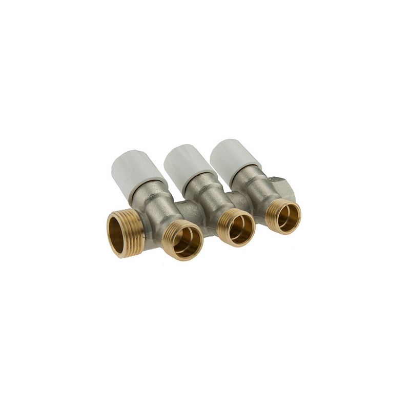 Collettore Di Distribuzione Con Vitoni Di Chiusura - 3/4 X 1/2 2 Vie 320-1105-05042