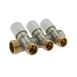 Collettore Di Distribuzione Con Vitoni Di Chiusura - 3/4 X 1/2 4 Vie 320-1105-05044