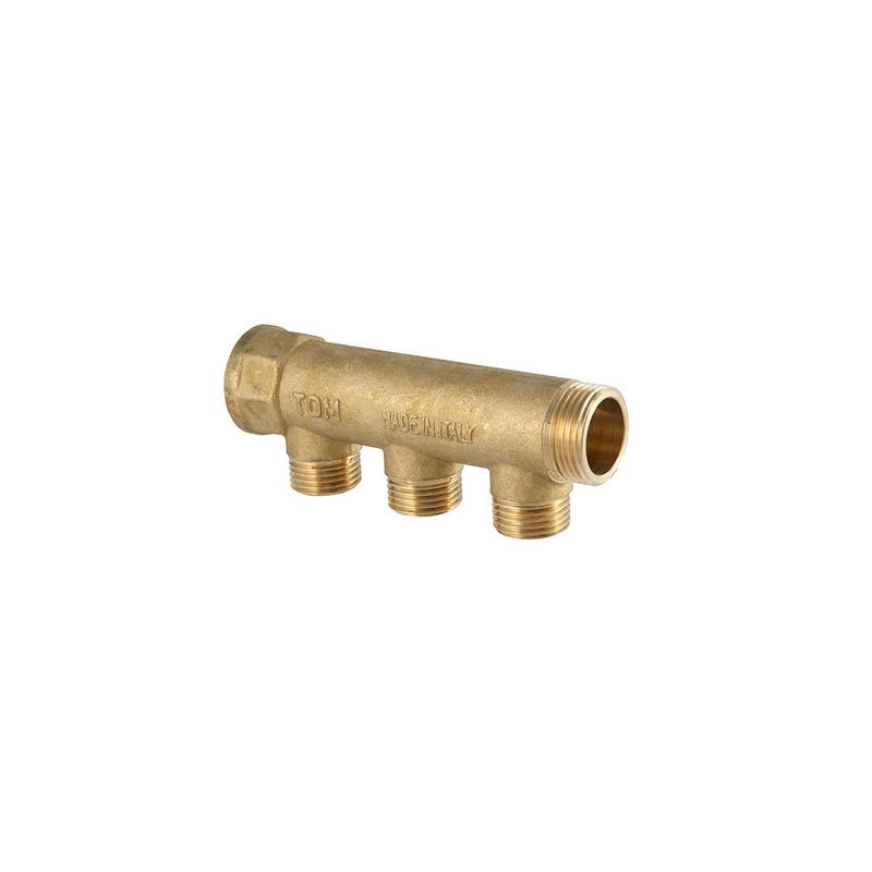 Collettore Lineare In Ottone Giallo - 1" X 1/2 5vie 320-1110-06045