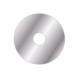 Rosone Inox Tondo D. 80 Con Bioadesivo - Foro D. 20 Mm 210-X802