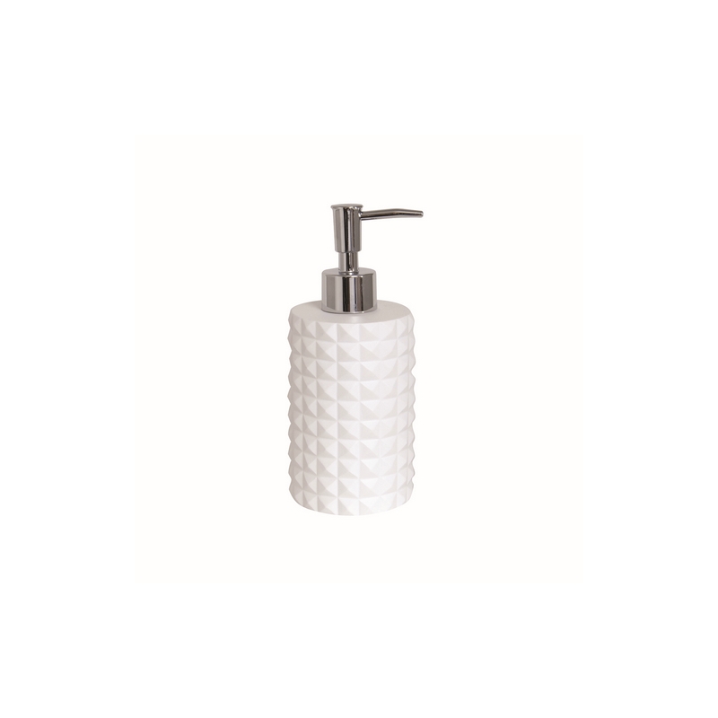 Dispenser Sapone In Poliresina Mosaik - Bianco 121-SK100-BI