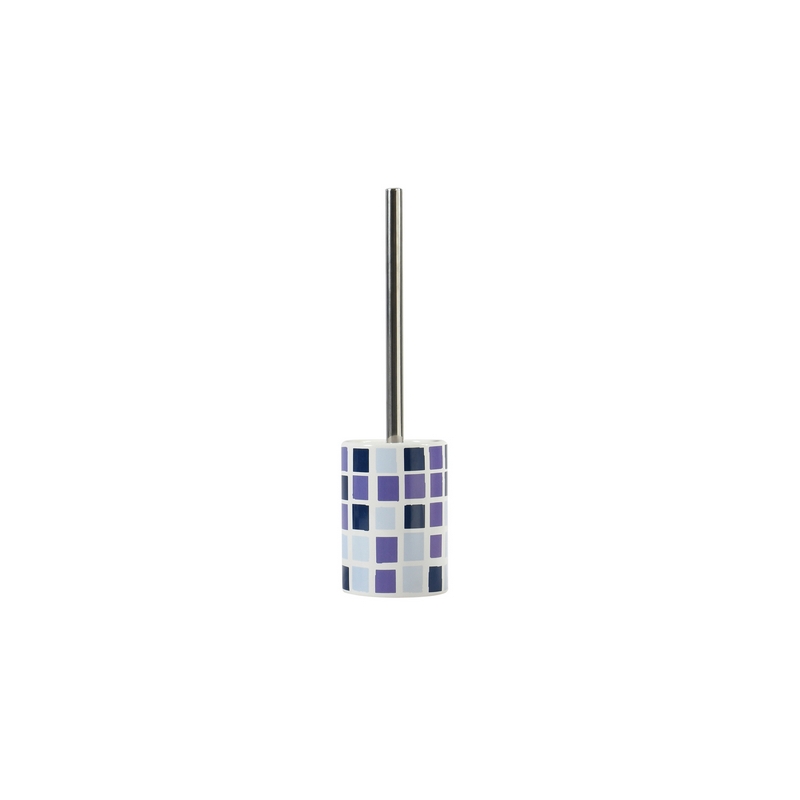 Porta Scopino Base Ceramica Mosaiko Blu - Mosaico Blu 121-SM103-MB