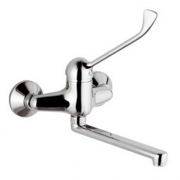 Miscelatore Monocomando Lavello A Muro Con Leva Clinica Epic 272-E051
