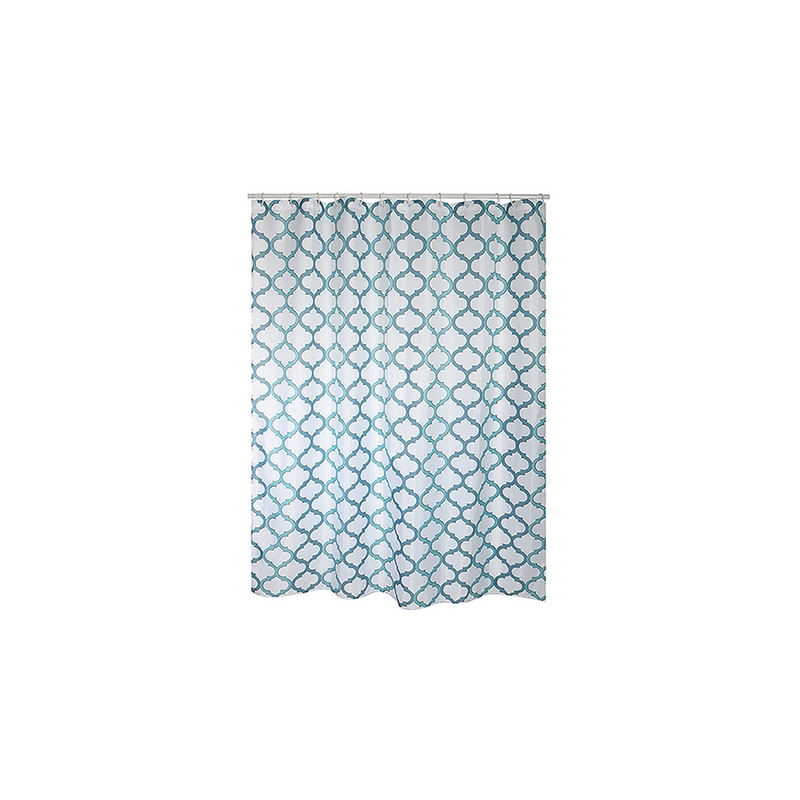 Tenda Per Doccia In Tessuto Poliestere Hanko - Cm 180x200 Blu 102-ST34-180