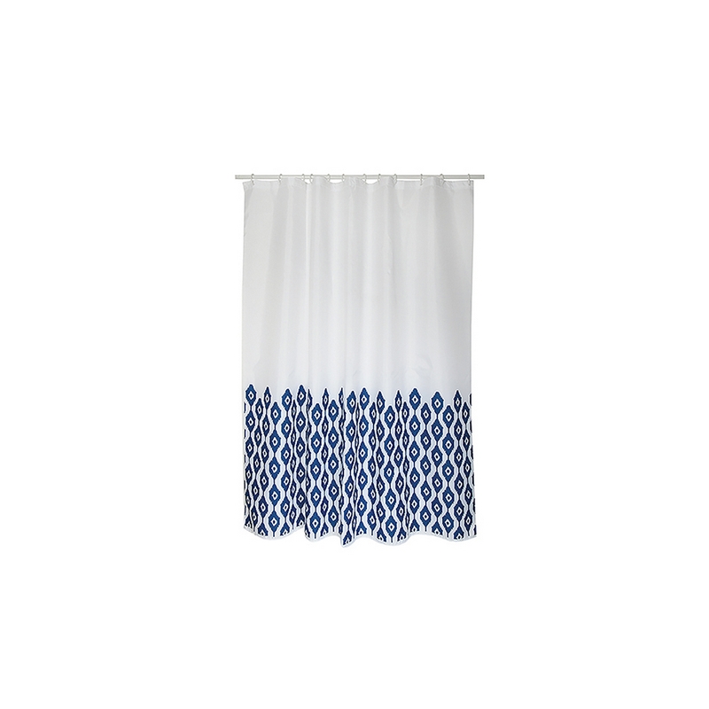 Tenda Per Doccia In Tessuto Poliestere Ikat - Cm 180x200 102-ST41-180