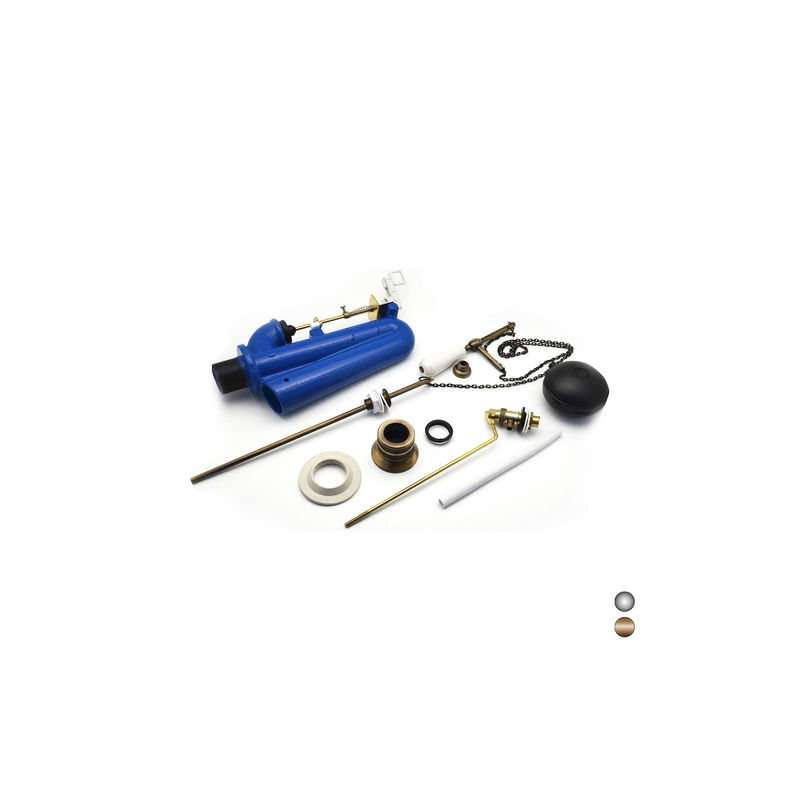 Kit Catena + Meccanismo Senza Tubo Per Cassetta Alta Antichizzata - Bronzo 182-R5093-BR