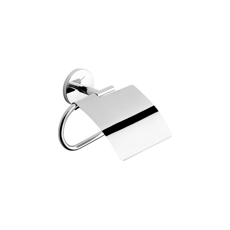 Porta Rotolo Carta Chiuso One Cromo 122-N752