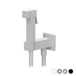Set Miscelatore Con Doccetta Shut-off Quadro - Cromo 110-1601-CR