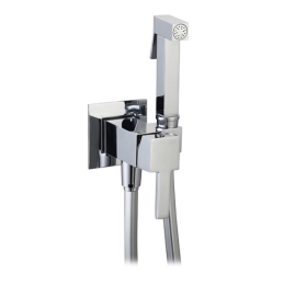 Set Miscelatore A Incasso Quadro Con Shut-off E Supp. Integrato - Cromo 110-16052-CR