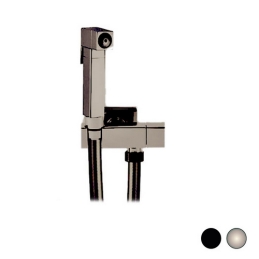Set Con Idroscopino + Flessibile + Supporto Quadro Ottone - Nichel Spazzolato 110-16144-NP