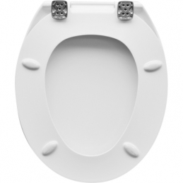 Sedile Wc Universale Durolux Atlantico Cerniere Metallo 111-2232