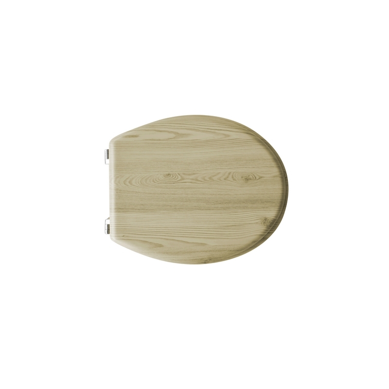 Sedile Wc Universale In Legno Acero 111-2235