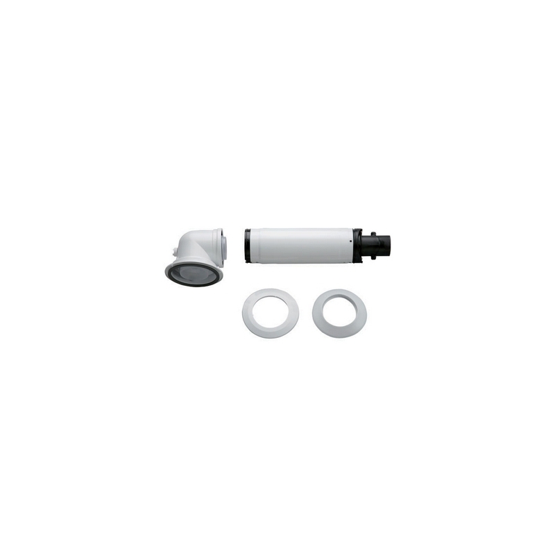 Kit Base Scarico Fumi Per Caldaie A Condensazione Bosch - Diam. 60/100 410-ZR916