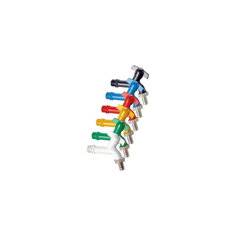 Rubinetto Portagomma Eurogarden - 1/2" Rosso 244-315-RO
