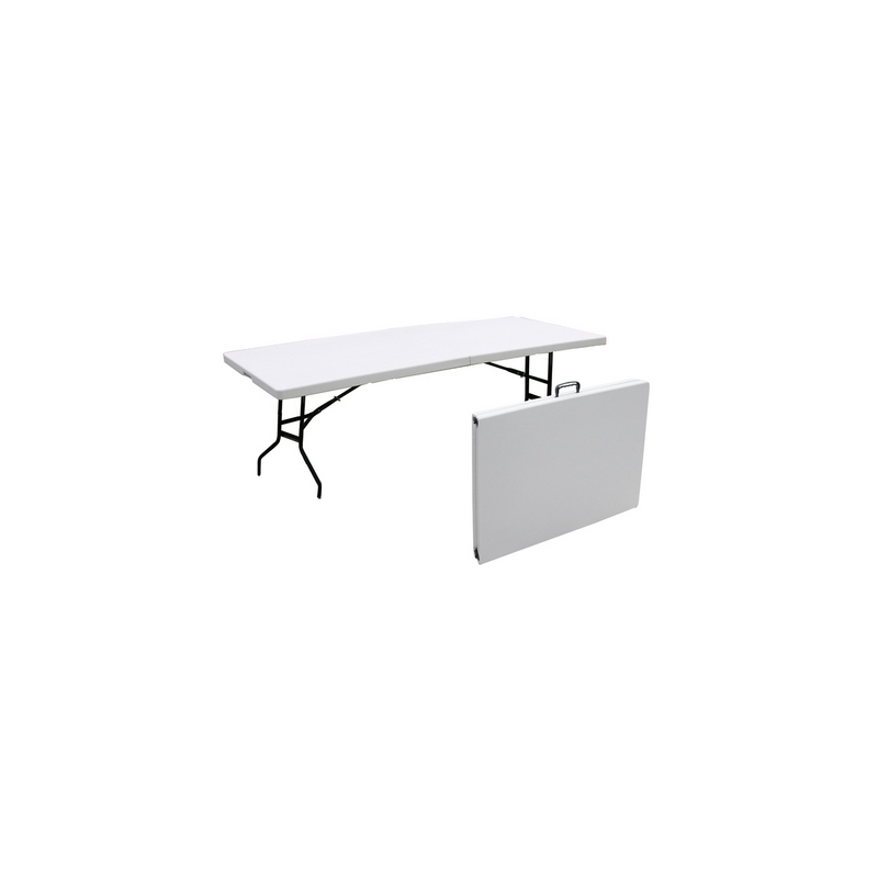 Tavolo Pieghevole In Plastica - Cm 183 X 74 X 74 244-400