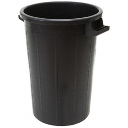 Bidone In Plastica Senza Coperchio - Lt. 100 Diam. 53 Cm H. 66 Cm 244-F043-030