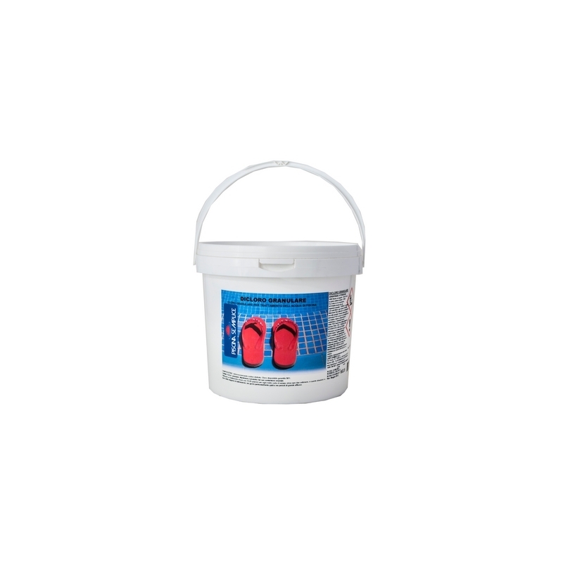 Dicloro Granulare Al 56% Per Piscine - 10 Kg 244-L1211-10 Dicloro Granulare Al 56% Per Piscine - 10 Kg 244-L1211-10
