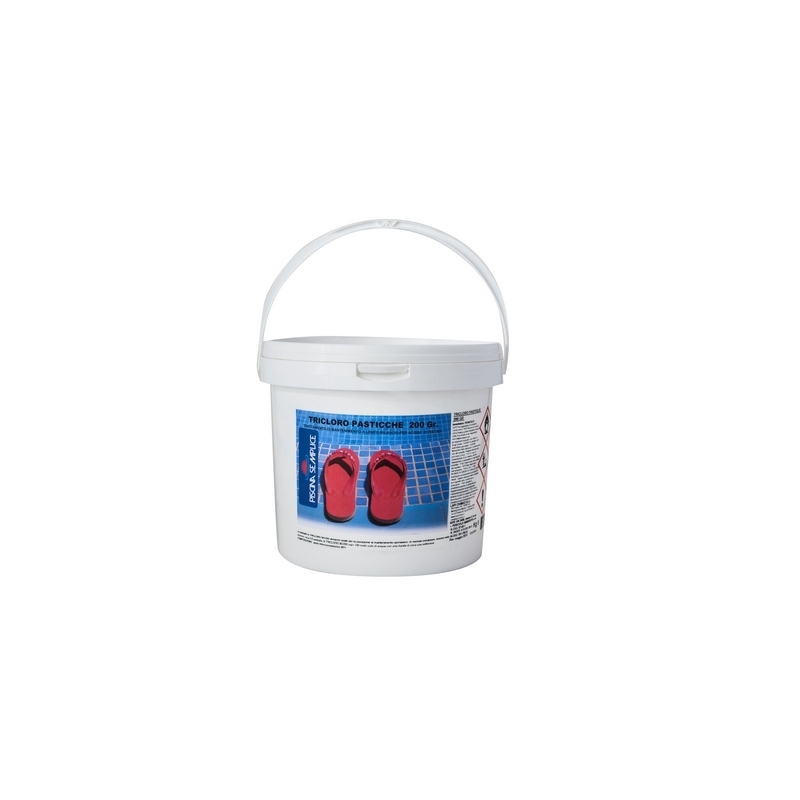 Tricloro Pastiglie Da 200gr Per Piscine - 5 Kg 244-L1212-05