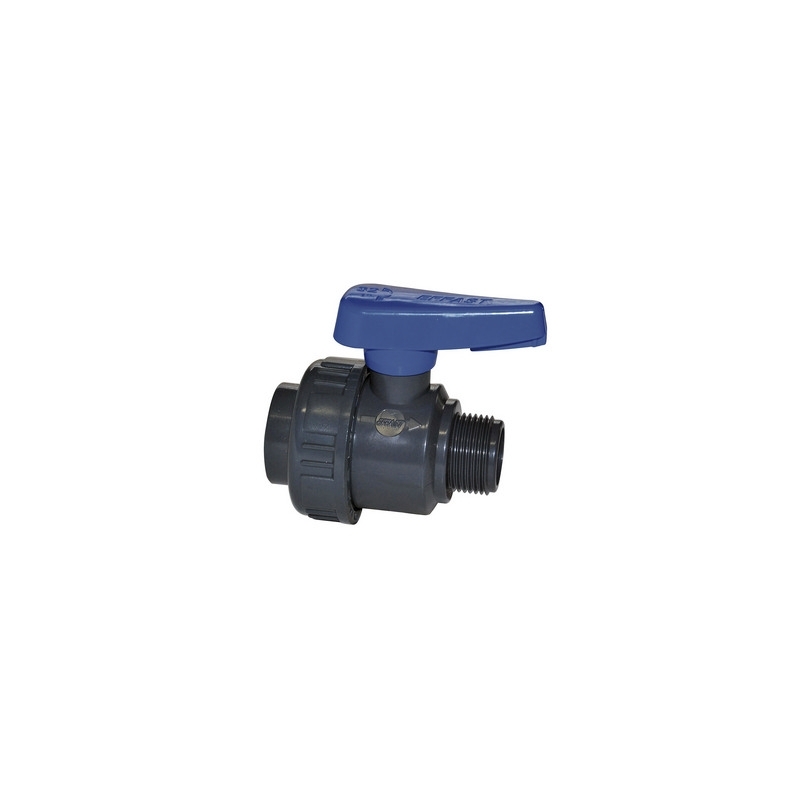 Valvola A Sfera Monoghiera In Pvc Con Fil. Mf - 3/4" 244-H303-05