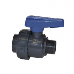 Valvola A Sfera Monoghiera In Pvc Con Fil. Mf - 3/4" 244-H303-05