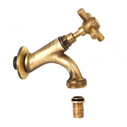 Rubinetto Inclinato Maniglia Croce - 1/2 244-3011-04