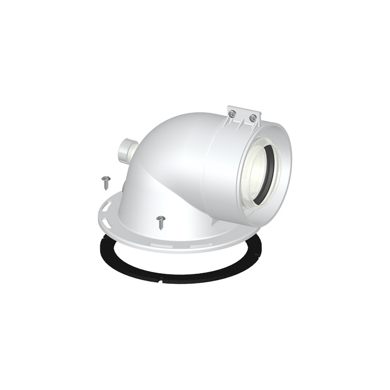 Curva Di Partenza Coassiale M/f Dn 60/100 Cp5 - Diam. 60/100 409-G1113