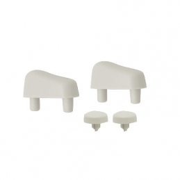 Kit Paracolpi Per Sedile Conca E Ydra Carrara E Matta - Bianco 111-2820