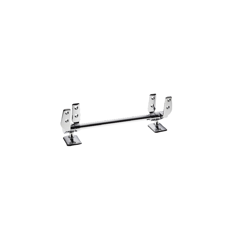 Cerniere Copriwater 5 Fori Alette Coperchio Corta - Cromo 111-3066