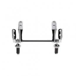 Cerniere Copriwater Conca Aero Tubetto Espansione - Cromo 111-3069