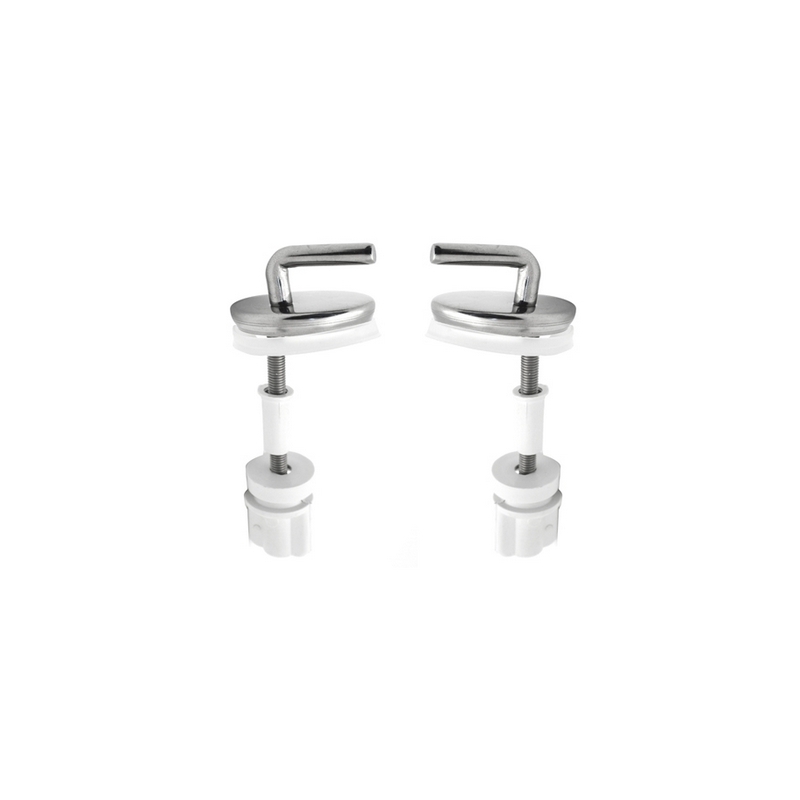 Cerniera Singola Regolabile Passante In Acciaio Inox - Cromo 111-309