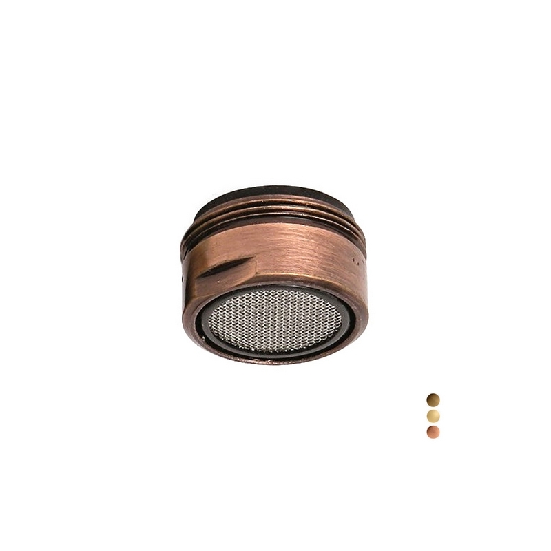 Aeratore Con Filtro Maschio 24x1 - M 24x1 - Dorato 126-K202-24DR