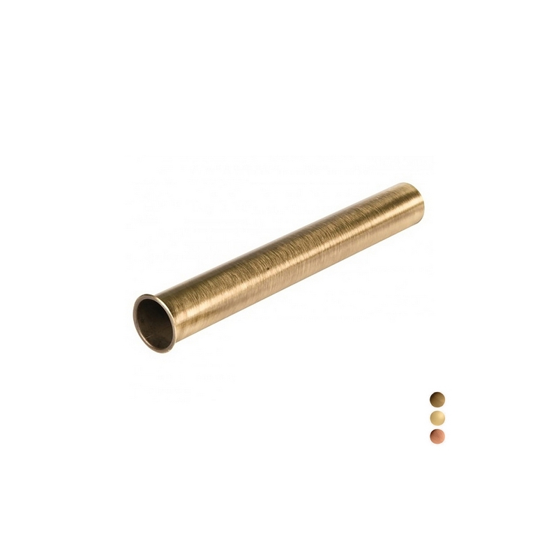 Canotto In Ottone Con Flangia - D. 30x300 Dora./ Flangia 1"1/4 126-K310-3030DR