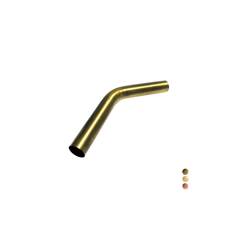 Canotto Con Curva 45° - D. 30 X 280 Bronzato 126-K312-3028BR